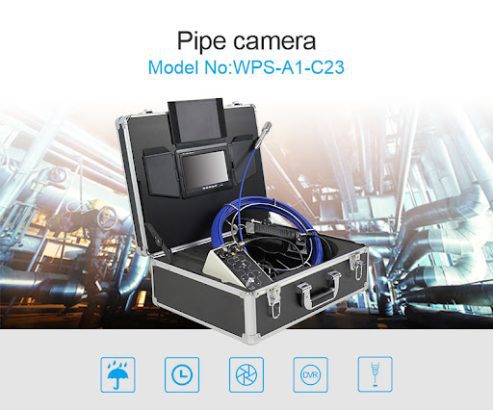 Drain Sewer Pipe Inspection camera 30 Meter cable