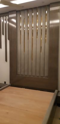 Ceiling work, glass work, wood work, paint work, tile work