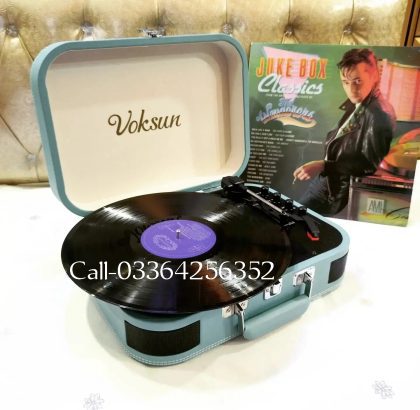 Voksun Turntable Gramophone Record player Bluetooth