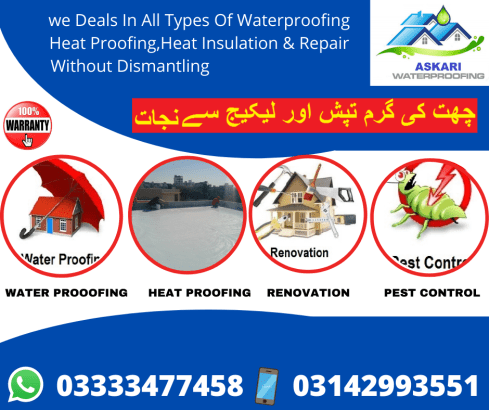 Roof Waterproofing Heat Proofing Water Tank Waterproofing.