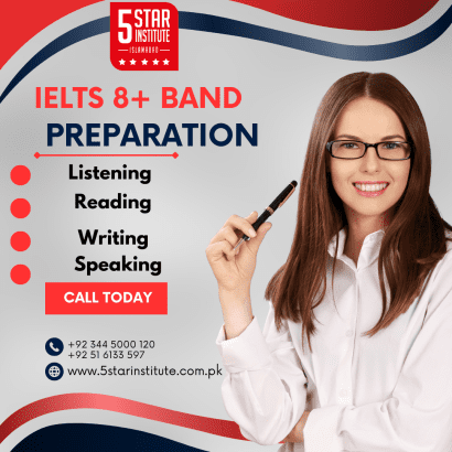 IELTS Preparation Course in Islamabad with 5 STAR INSTITUTE