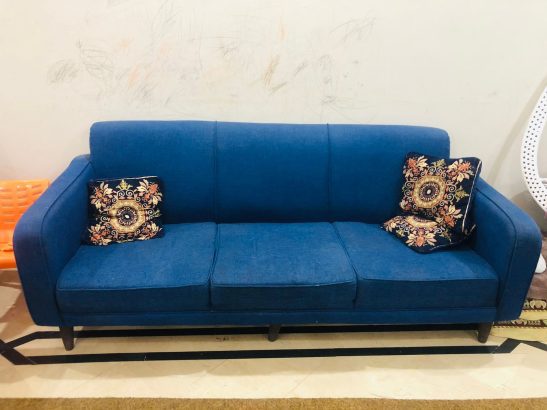 Blue Color 5 Seater Sofa for Sale