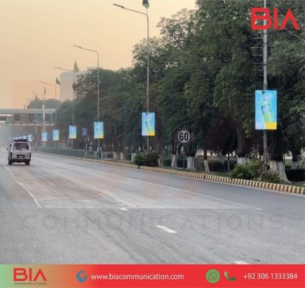 bill boards van pole streamers advertising karachi