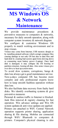 PC Computer & Network Maintenance