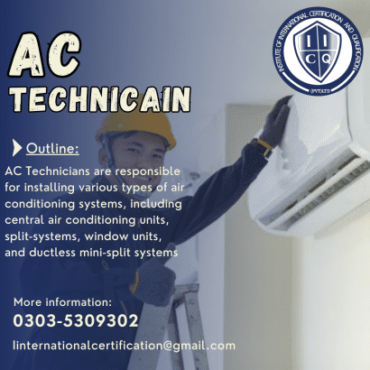 Ac Technician and Refrigeration course in Rawalpindi