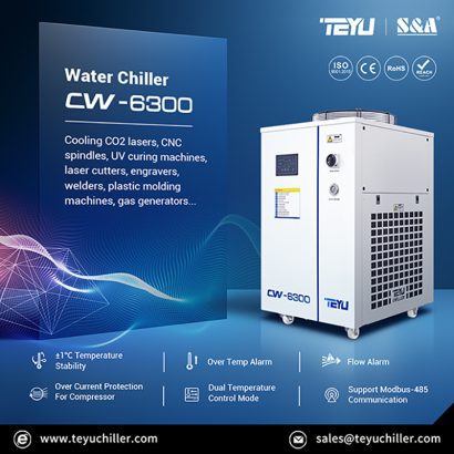 Chiller CW-6300 with Cooling Capacity of 9000W