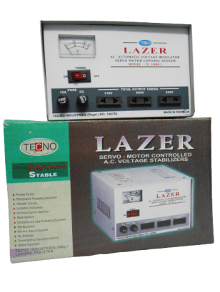 Voltage Stabilizer servo type timer, protection copper avr