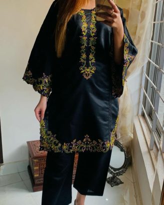 New Collection: Cut Work Khadi Net 2-Piece Outfit