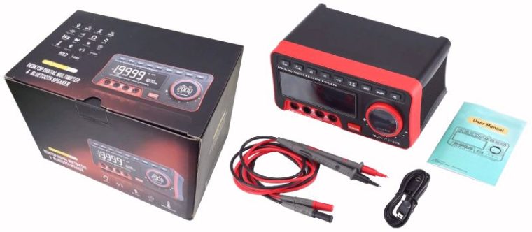 Digital Bench Multimeter 19999 Counts Transistor Tester