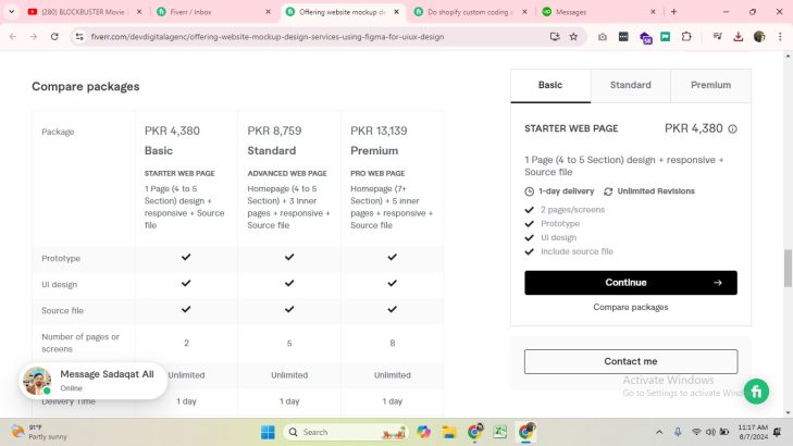 Fiverr online Shopify Service
