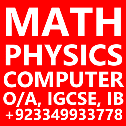Math Physics Computer Science ICT Tutor O A level IB IGCSE F