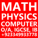 Math Physics Computer Science ICT Tutor O A level IB IGCSE F