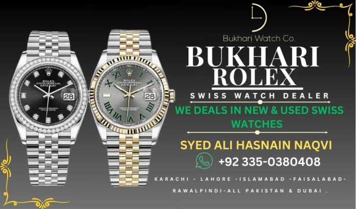 Bukhari Rolex buyer vintage luxury Swiss watches Rolex rado