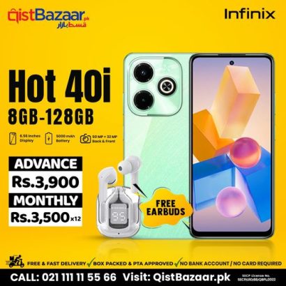 mobile price in Pakistan. Hot 40i in installments