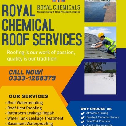Roof Waterproofing services Clifton Karachi