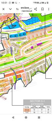 10 Marla Plot For Sale In Bahria Enclave Sector C1 extension