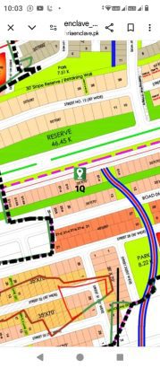 10 Marla Plot For Sale In Bahria Enclave Sector C1 extension