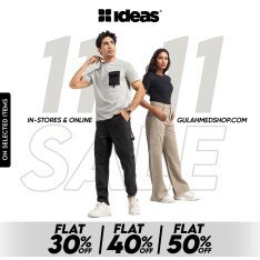 Gul Ahmed Ideas 11.11 Sale! FLAT 50%, 40% and 30% OFF
