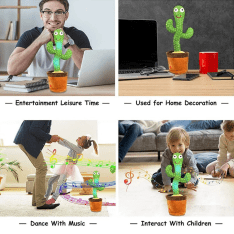 Cute Dancing and Talking Cactus Toy