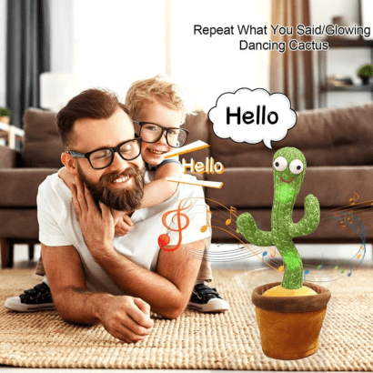 Cute Dancing and Talking Cactus Toy