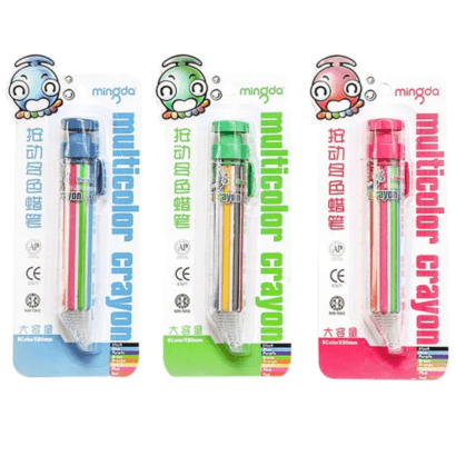 8 in 1 Push Crayon | Toy | Educational Toy | Kids | Drawing