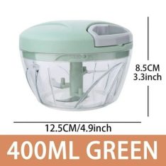 Simple Kitchen Mini Speedy Chopper: Manual Hand Pull Mini Tu