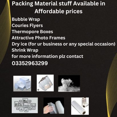 Packing Material Staff Available