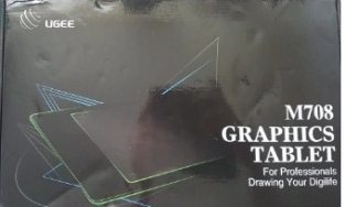 Ugee M708 Upgraded Graphics Drawing Tablet Board with Batter