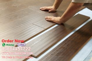 Laminate flooring works by Azam Interior