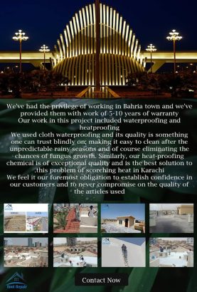 Water Tank Leakage Treatment