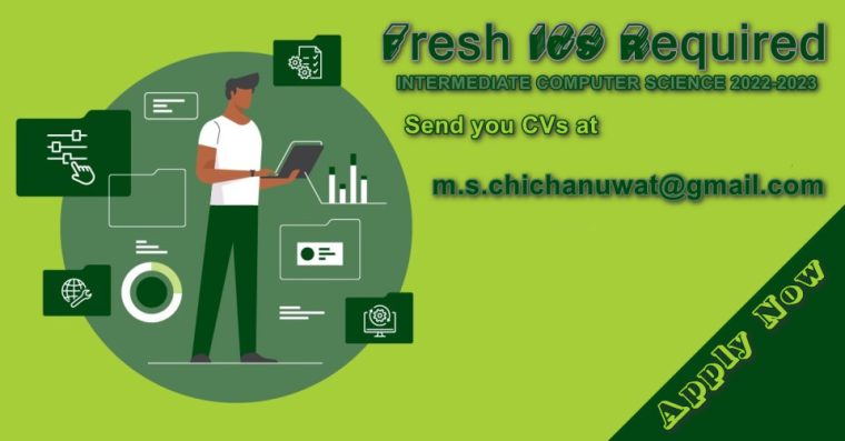 Fresh ICS (Intermediate Computer Science 2021-2023) Required