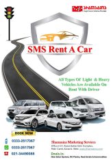 RENT A CAR. All Types Of Vehicles Are Available