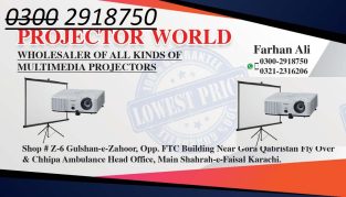 multimedia projectors for sale and rental in Karachi