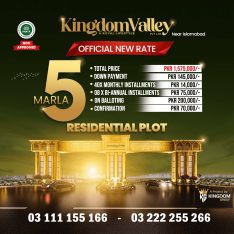 Kingdom Valley Executive Block 6 Marla Plot For sale