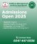 Admission Open for Paramedical Paramedics Staff