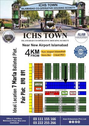 8 Marla Plot for sale in ICHS TOWN islamabad