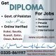 Get Diploma for job