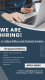 job advertisement for the position