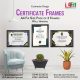Certificate Frames