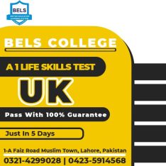 A1life skill test pass with guarantee bels college