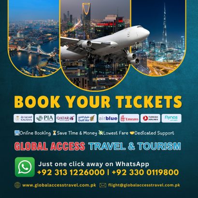 Book Cheap Air Ticket, Visa Consultancy And Umrah packages