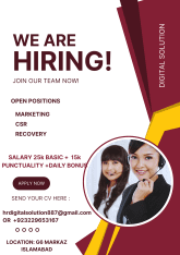 Hiring fresh graduates, JOIN OUR TEAM