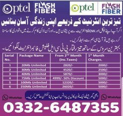 SUPER DISCOUNT ON INTERNET FLASH FIBRE 75 Mbps.