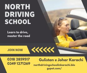 north driving in gulshan e iqbal karachi