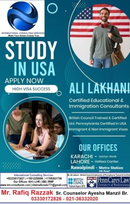 family settlement from karachi, study visa from karachi