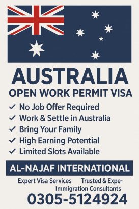 AUSTRALIA OPEN WORK PERMIT