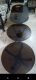 Set of 3 Wooden Center Tables Round Shape for Sale