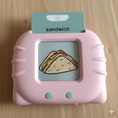 Montessori Talking Flash Cards for Toddlers, Early Learning