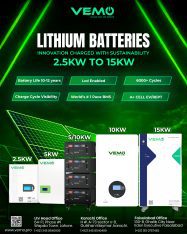 Vemo 15KW Lithium Battery – Power That Never Quits!