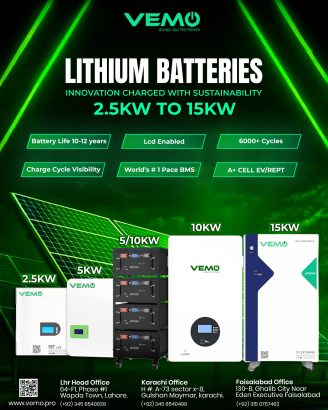 Vemo 15KW Lithium Battery – Power That Never Quits!